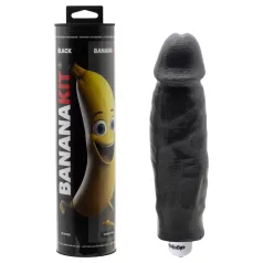   Bananakit - komplet za izdelavo odlitka penisa z vibratorjem (črn)