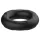 Pulselock Cirkl - silikonski obroček za penis (črn) - 18 mm