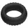 Pulselock Forge - silikonski obroček za penis z vzorcem pnevmatike (črn) - 30 mm