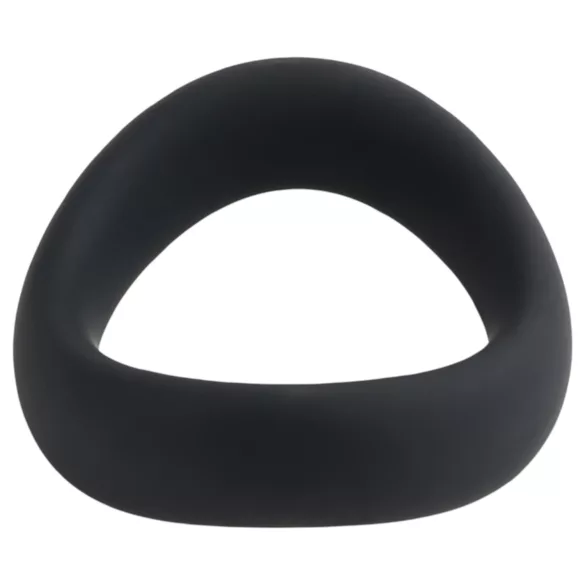 Pulselock Cocktura - zavita silikonska erekcijska obročica (črna) - 45 mm