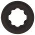 Pulselock Cocktura - pikčast silikonski obroček za penis (črn) - 27 mm