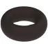 Pulselock Cocktura - pikčast silikonski obroček za penis (črn) - 27 mm