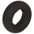 Pulselock Cocktura - pikčast silikonski obroček za penis (črn) - 27 mm
