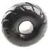 Pulselock Forge - obroček za penis iz TPE z vzorcem kolesa (črn) - 19 mm