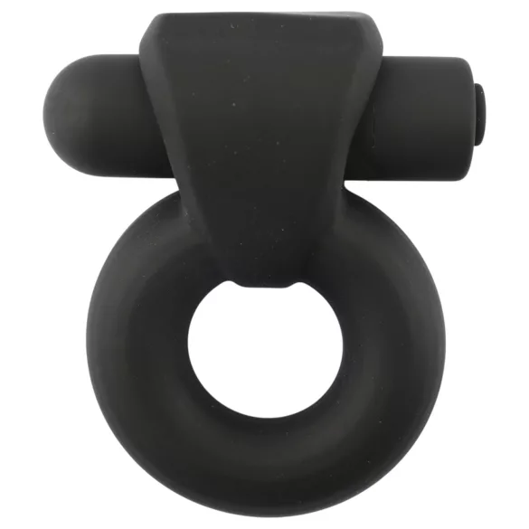 Pulselock Vantr - baterijski vibracijski obroček za penis in moda (črn) - 25 mm