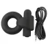 Pulselock Vantr - baterijski vibracijski obroček za penis in moda (črn) - 25 mm