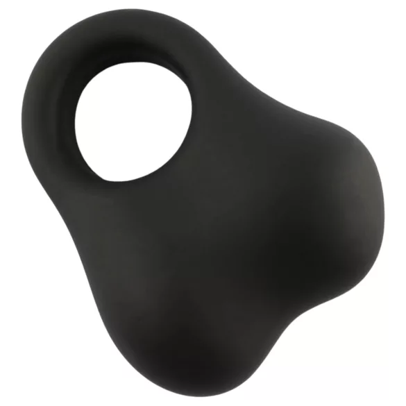 Pulselock Taur - silikonski obroč za moda z uteženimi kroglicami (črn)