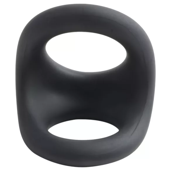 Pulselock Taur - profiliran obroček za penis in moda (črna)