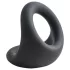 Pulselock Taur - profiliran obroček za penis in moda (črna)