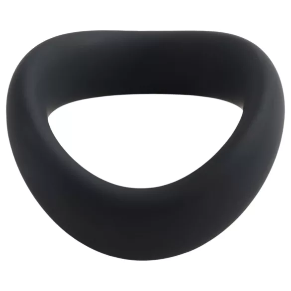Pulselock Cocktura - zvit silikonski obroček za penis (črn) - 47,5 mm