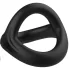Pulselock Taur - Y-oblikovan obroček za penis in moda (črn) - M