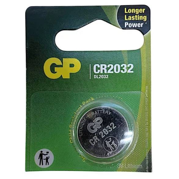 GP gumbasta baterija - CR2032 (1 kos)