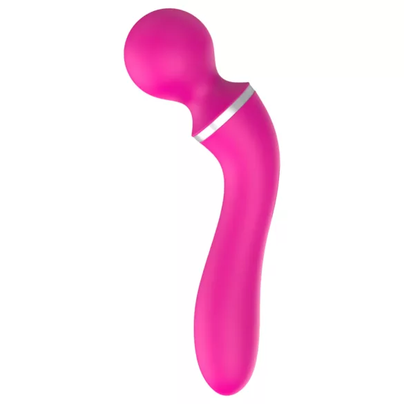 Lonely - vibrator za G-točko in maser 2v1 - 3 nastavki - roza