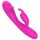 Osamljeni - polnilni vibrator s klitoralnim in G-točkovnim nastavkom (vijoličen)