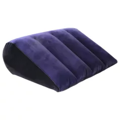   Desirel Magic Pillow - napihljiva klinasta seks blazina (temno vijolična)