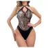 JSY 019 - čipkast body (črna)