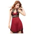 JSY 044 - babydoll komplet (rdeč)