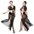 JSY 065 - črn babydoll komplet (XL-2XL)