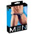Svenjoyment – sijajni jockstrap (črn) - M