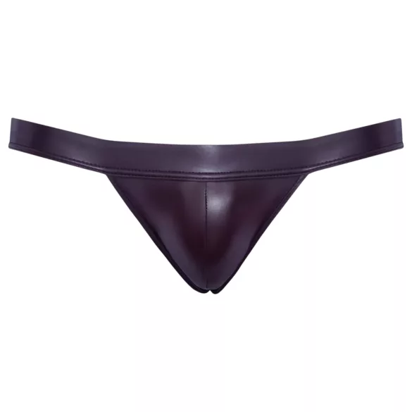 Svenjoyment - moške erotične tangice - sijoče - črna - XL