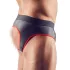 Svenjoyment - moške jockstrap spodnjice z odprtino - črna