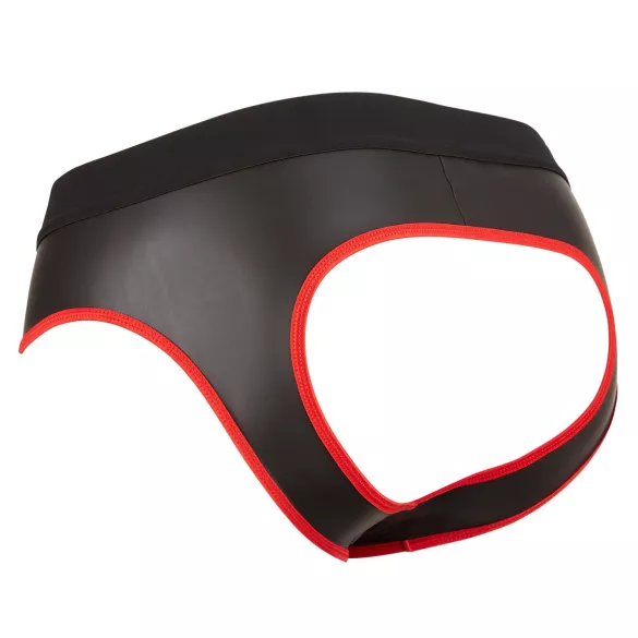 Svenjoyment - moške jockstrap spodnjice z odprtino - črna - M
