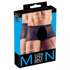 Svenjoyment - prozorne boksarice set - črna - 2-delni - S-L