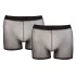 Svenjoyment - prozorne boksarice set - črna - 2-delni - S-L