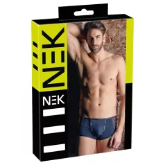   NEK - moške bokserice s čipko in mrežastimi vložki - črne/modre