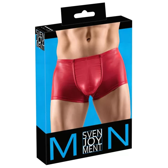 Svenjoyment - push-up boksarice - sijaj - rdeče - 2XL