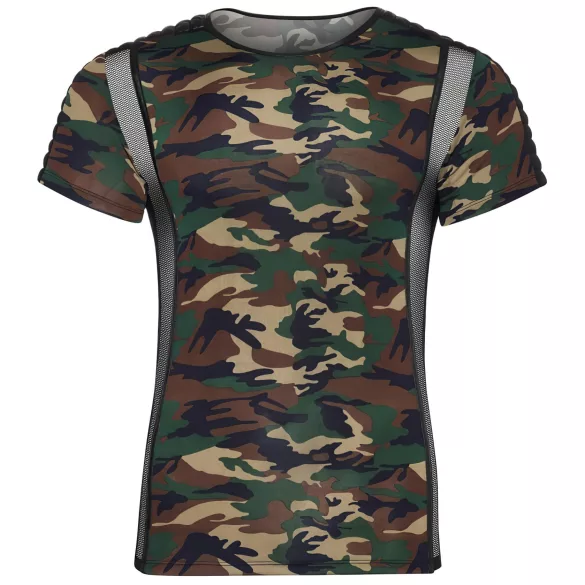 NEK - moška majica s kamuflažnim vzorcem (zelena-rjava) - 2XL
