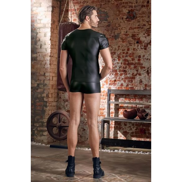 NEK - mat črna moška majica s kratkimi rokavi - L