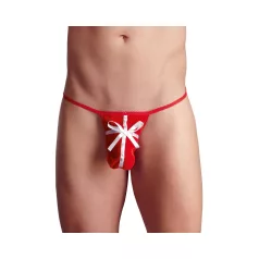 Darilo - moška božična tanga - rdeča - S-L
