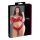 Cottelli Plus Size - mehki čipkasti komplet (rdeč) - 2XL