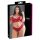 Cottelli Plus Size - mehki čipkasti komplet (rdeč) - 3XL