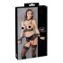 Cottelli Bondage - 5-delni čipkast set spodnjega perila - XL