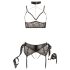 Cottelli Bondage - 5-delni čipkast set spodnjega perila - XL