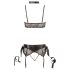 Cottelli Bondage - 5-delni čipkast set spodnjega perila - XL