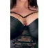 Cottelli Plus Size - čipkast nedrček z naramnicami (črna) - 95F
