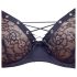 Cottelli Party - črni čipkasti nedrček set - 85C/L