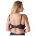 Cottelli Plus Velikost - ojačan push-up modrček (črna) - 95F