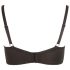 Cottelli Plus Velikost - ojačan push-up modrček (črna) - 95F