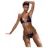 Obsessive Balitta - sijajni bikini z ovratnikom (vijoličen) - L