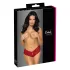Cottelli - odprte čipkaste hlačke - rdeče