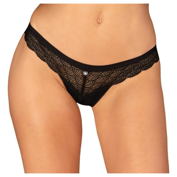 Obsessive Chemeris - seksi tanga (črna) - XL/XXL