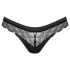 Obsessive Chemeris - seksi tanga (črna) - XL/XXL