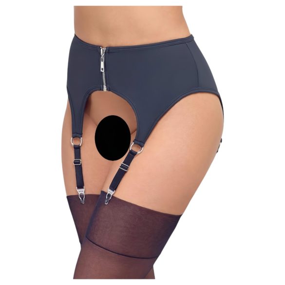 Cottelli - matiran pas za nogavice (črna)