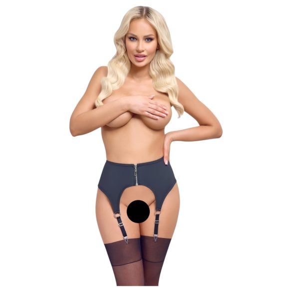 Cottelli - matiran pas za nogavice (črna)