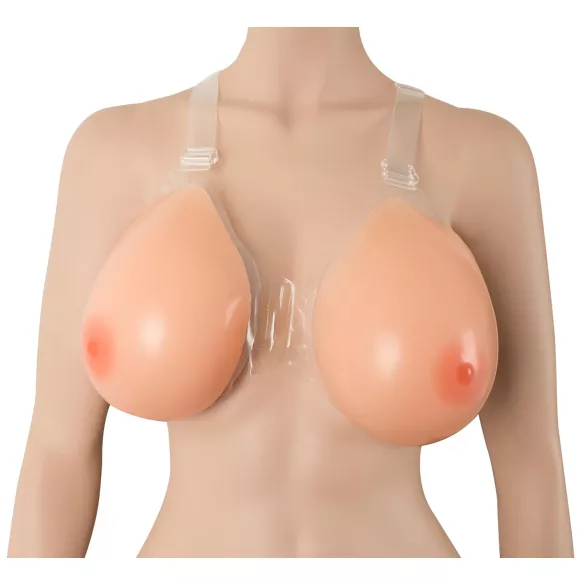 Cottelli - silikonske push-up prsi za pripenjanje - 2x1200g