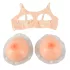 Cottelli - silikonske push-up prsi z modrčkom - 2x1000g